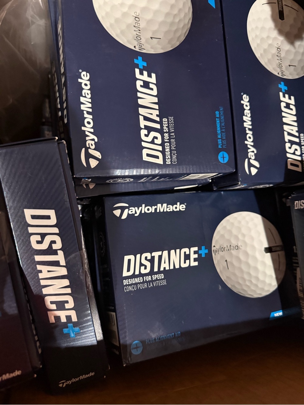TaylorMade Distance+ Golf Balls — 12 per Box